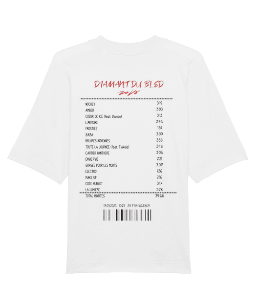 T-SHIRT OVERSIZE RECEIPT ZOLA