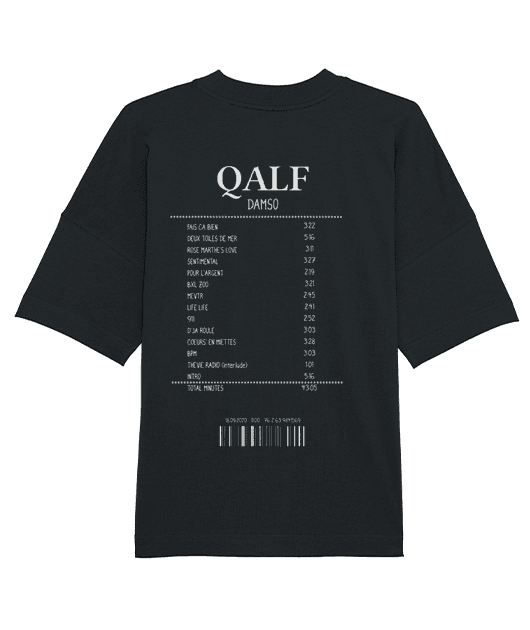T-SHIRT OVERSIZE RECEIPT DAMSO #2