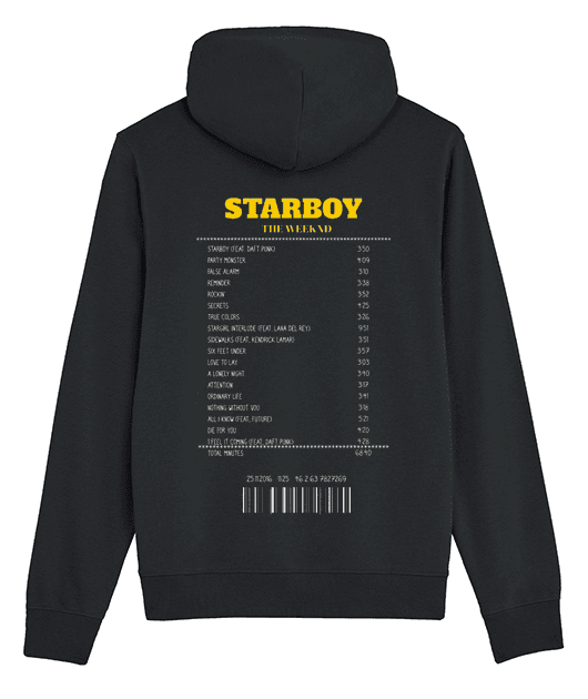 SWEATSHIRT RECEIPT THE WEEKND