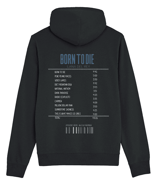 SWEATSHIRT RECEIPT LANA DEL REY
