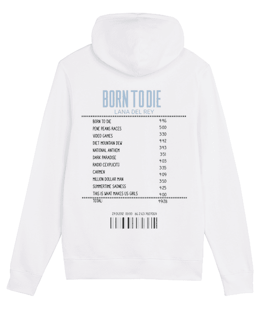 SWEATSHIRT RECEIPT LANA DEL REY
