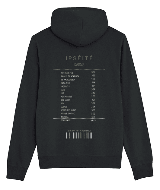SWEATSHIRT RECEIPT DAMSO