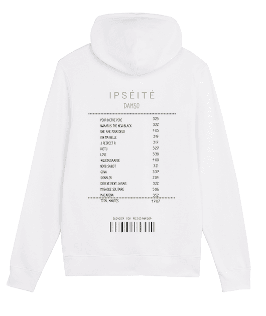 SWEATSHIRT RECEIPT DAMSO