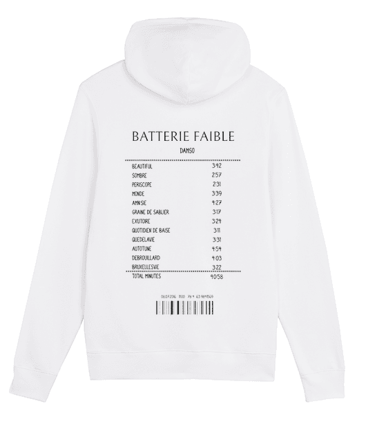 SWEATSHIRT RECEIPT DAMSO