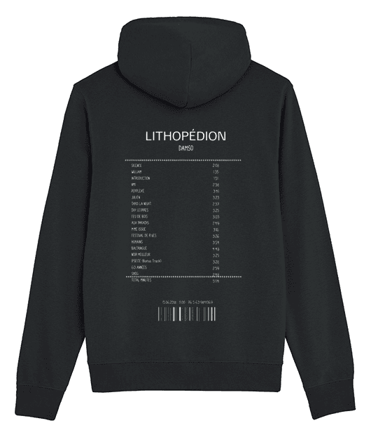 SWEATSHIRT RECEIPT DAMSO 