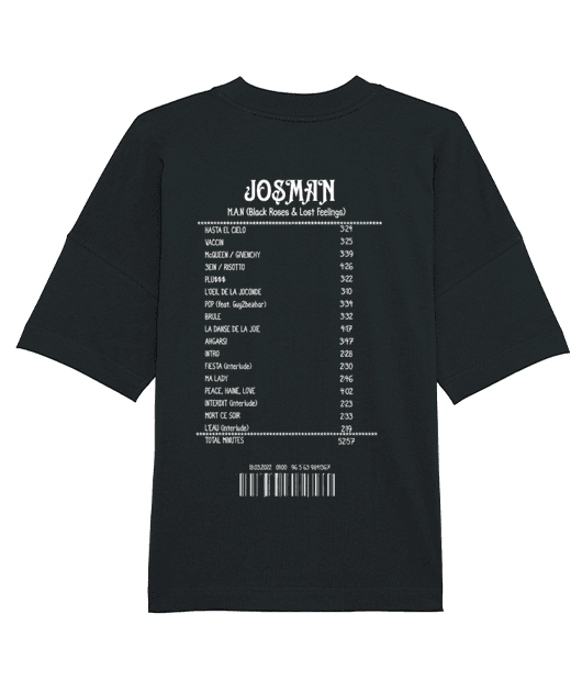 T-SHIRT OVERSIZE RECEIPT JOSMAN