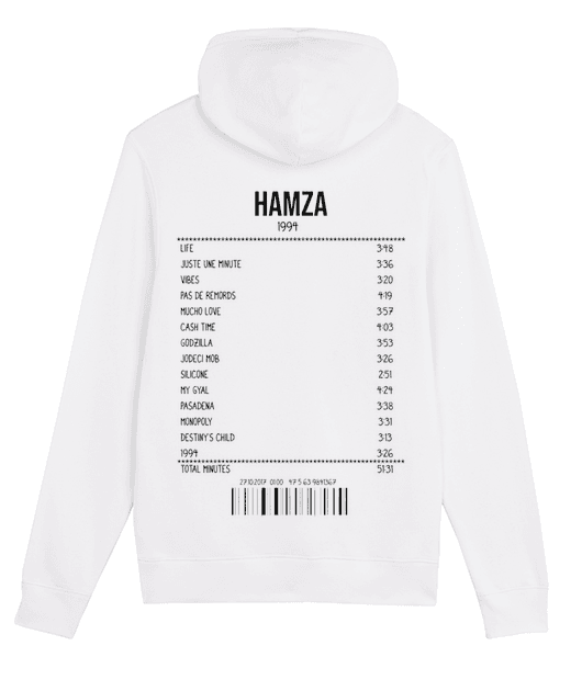 SWEATSHIRT RECEIPT HAMZA (1994)