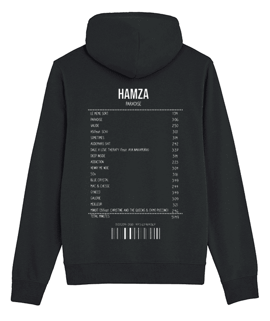 SWEATSHIRT RECEIPT HAMZA (PARADISE)
