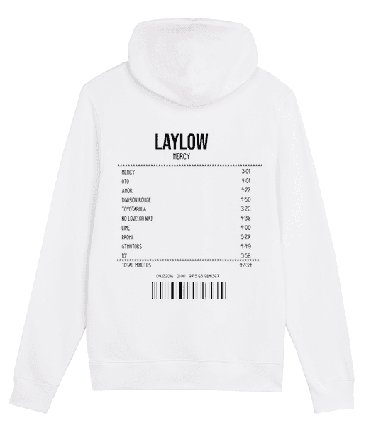 SWEATSHIRT RECEIPT LAYLOW (MERCY)