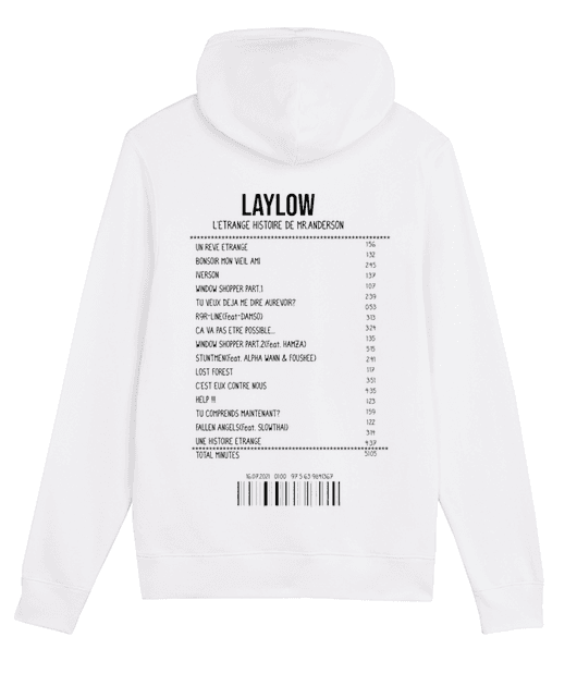 SWEATSHIRT RECEIPT LAYLOW (L’ÉTRANGE HISTOIRE DE MR ANDERSON)
