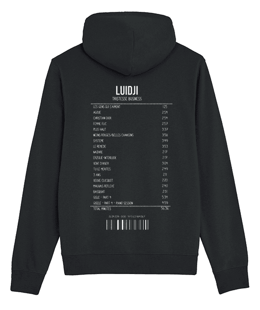 SWEATSHIRT RECEIPT LUIDJI (TRISTESSE BUSINESS)