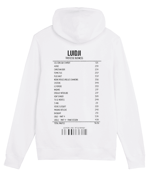 SWEATSHIRT RECEIPT LUIDJI (TRISTESSE BUSINESS)