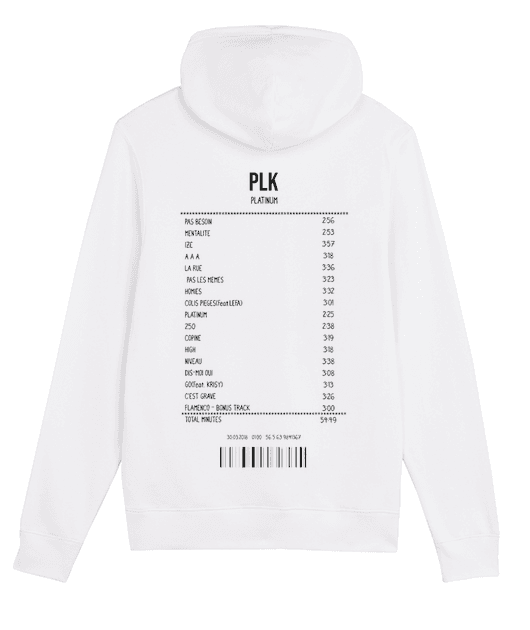 SWEATSHIRT RECEIPT PLK (PLATINUM)